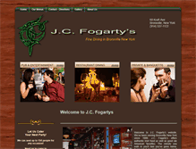 Tablet Screenshot of jcfogartys.com